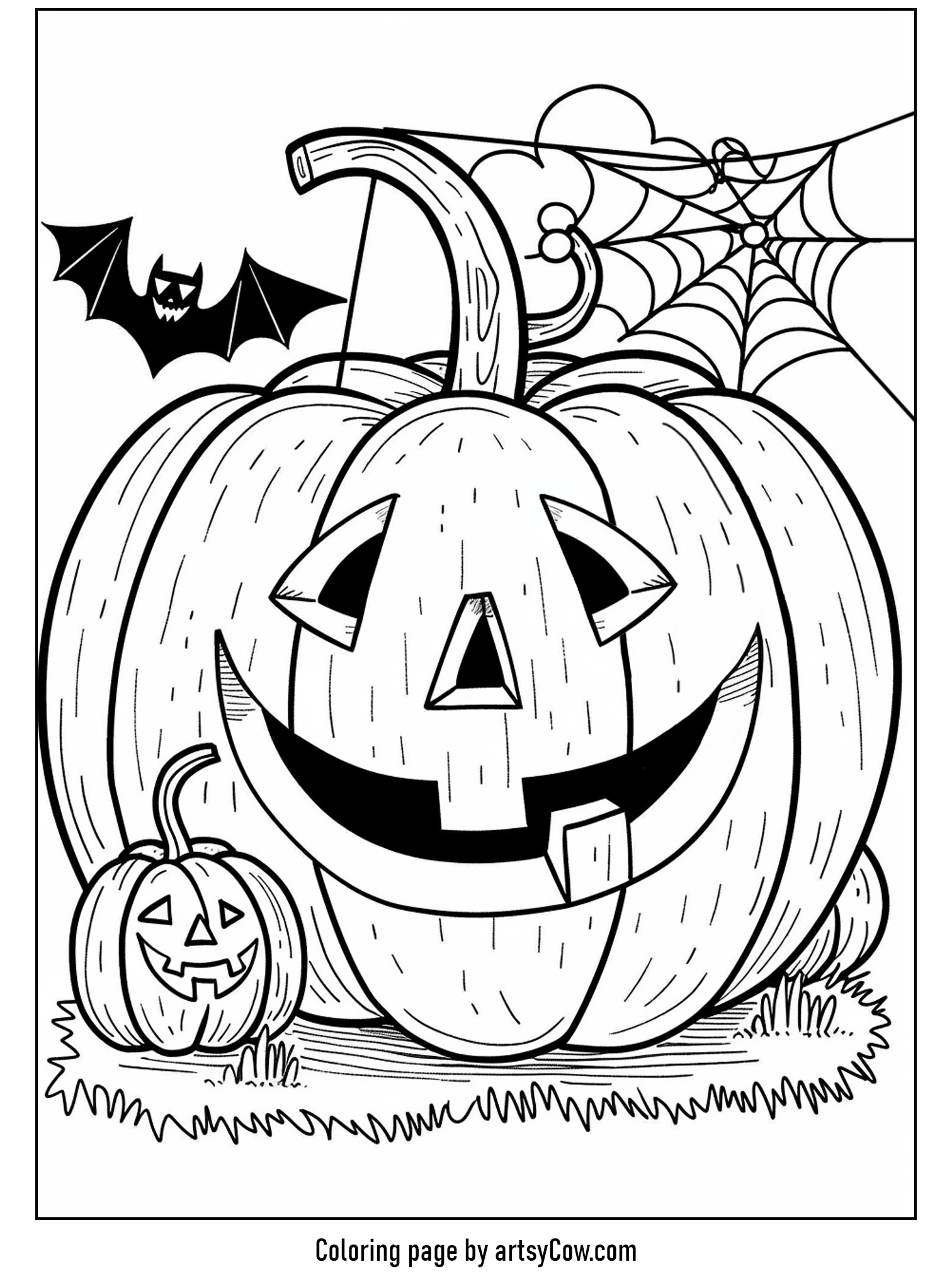 halloween pumpkin drawings for kids, Spooky Pumpkin Fun